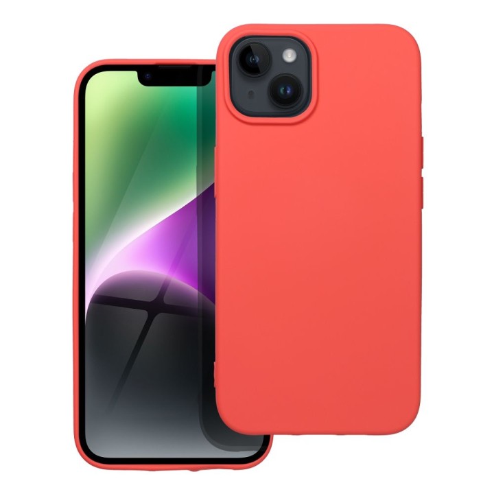 Чохол для iPhone 14 Silicone персиковий