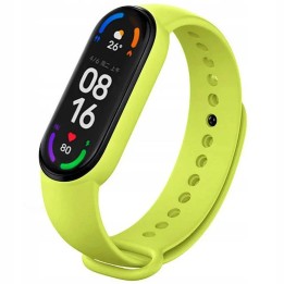 Strap silicone for XIAOMI Mi Band 5 / 6 / 7 green (05)