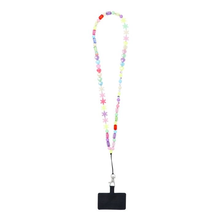 Phone lanyard, phone charm - PIXIE / cord length 68cm (34cm loop length) / neck strap - stars