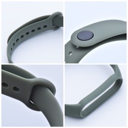 Strap silicone for XIAOMI Mi Band 5 / 6 / 7 green (08)