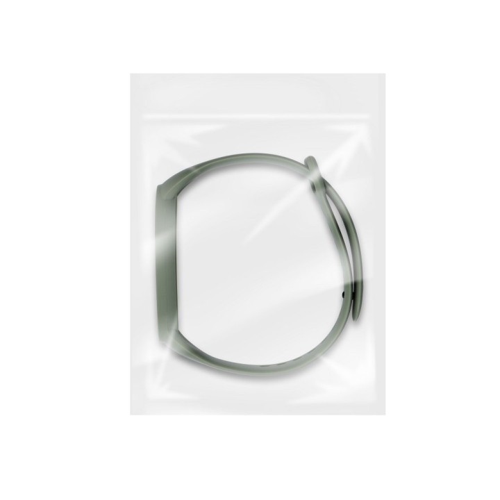 Silicone strap for XIAOMI Mi Band 5 / 6 / 7 green (08)