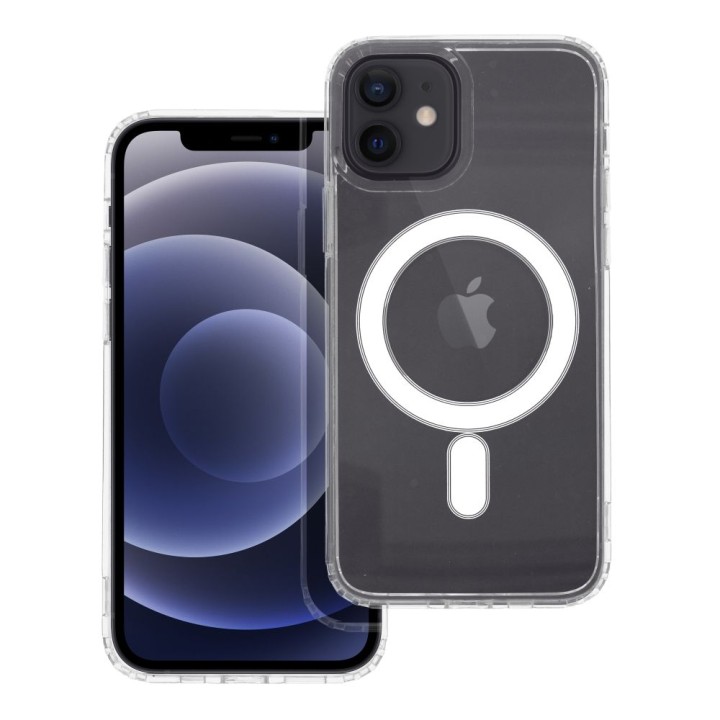 Case for iPhone 12 Clear Mag Cover (Str) compatible with MagSafe transparent