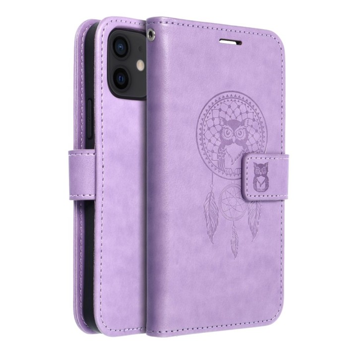 Flip case for iPhone 12 / 12 PRO Mezzo Book dreamcatcher purple