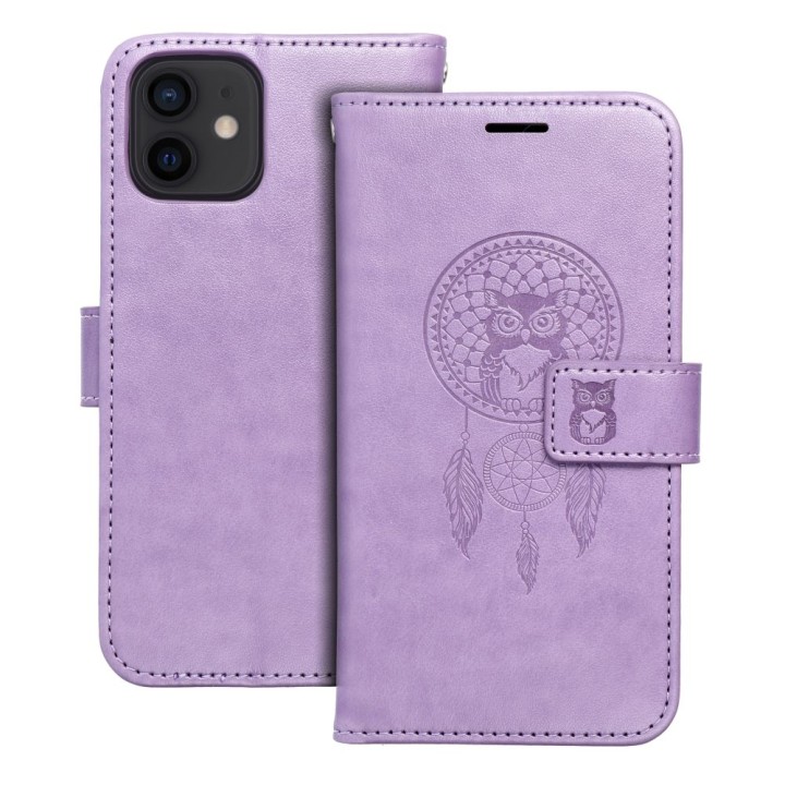 Flip case for iPhone 12 / 12 PRO Mezzo Book dreamcatcher purple