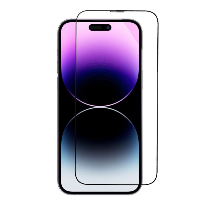Tempered glass 5D Full Glue for iPhone X Tempered Glass with applicator black