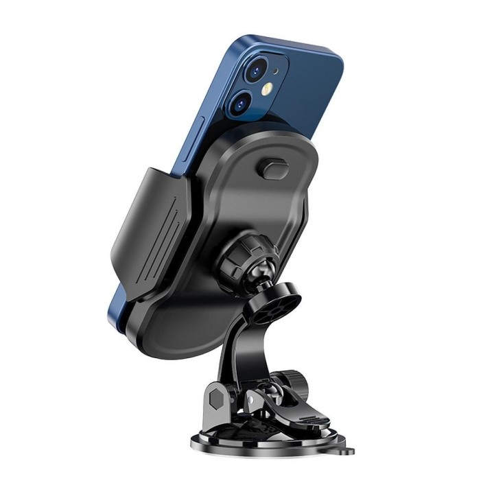 Універсальний автомобільний тримач для телефону Hoco для скла / приладової панелі CA82 чорний