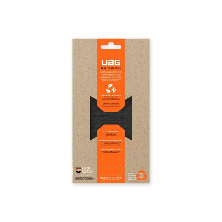 UAG Urban Armor Gear case BIODEGRADABLE OUTBACK for IPHONE 14 Plus black