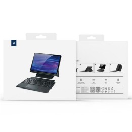 DUX DUCIS etui DK składane z klawiaturą bezprzewodową do SAMSUNG Tab S9/S9FE/S10FE czarne