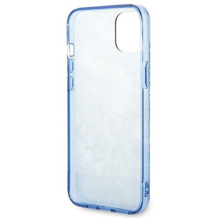 GUESS чохол для IPHONE 14 Plus GUHCP14MHGPLHB (IML Electro Cam TDJ) синій