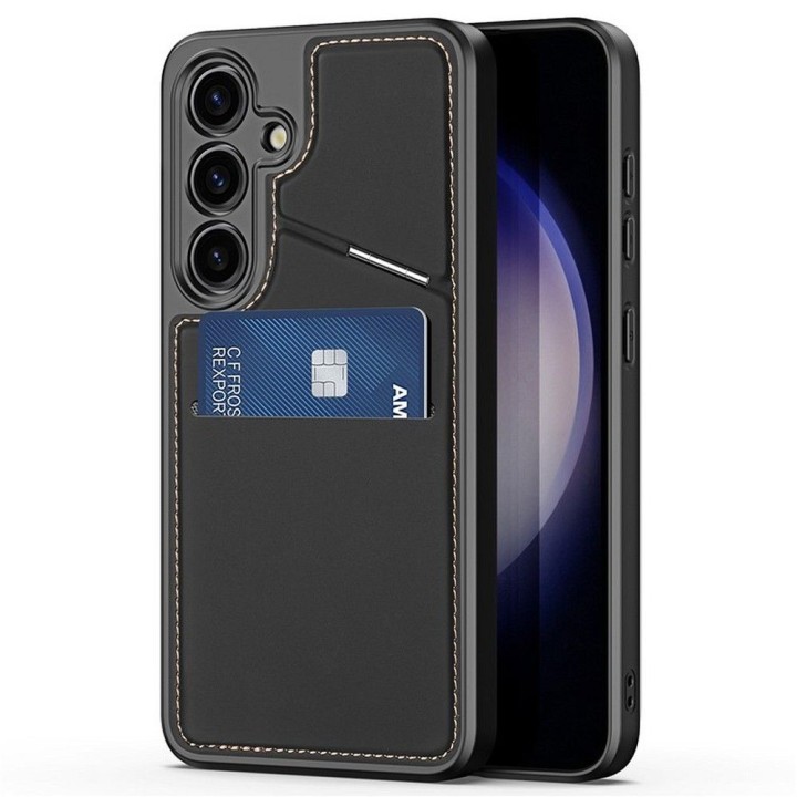 DUX DUCIS case RAFI II MAG with a stand compatible with MagSafe for SAMSUNG S24 Plus black