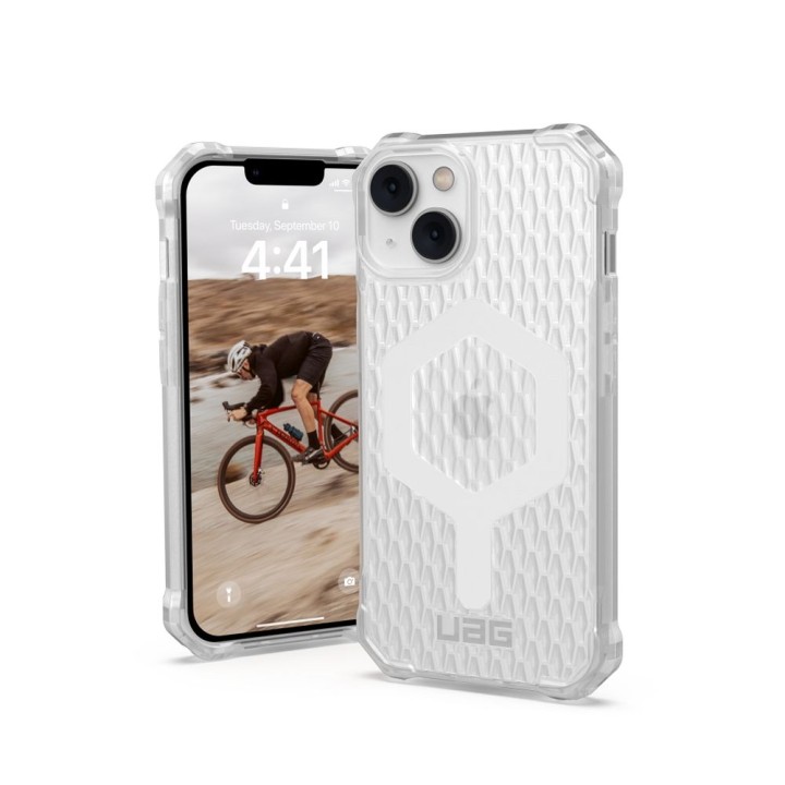UAG Urban Armor Gear case ESSENTIAL ARMOR compatible with Magsafe for IPHONE 14 Plus frosted ice