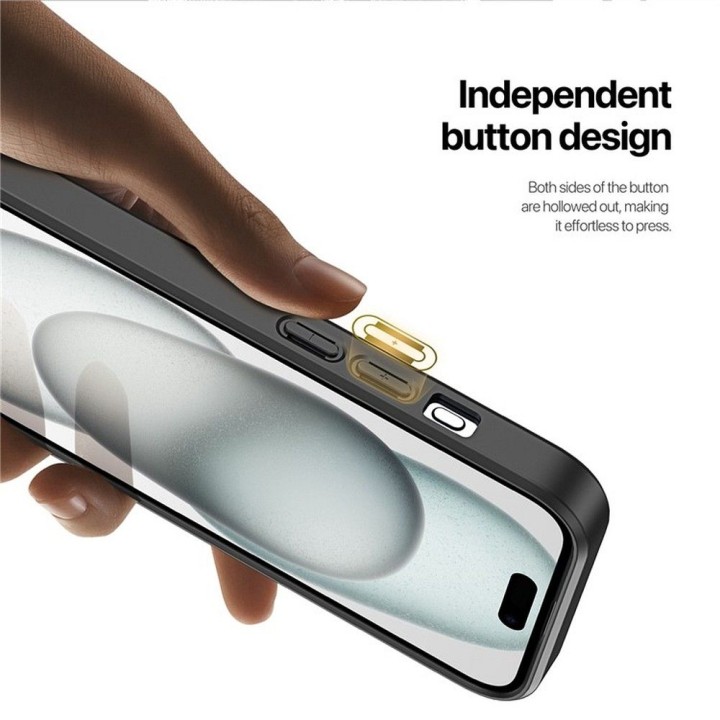 DUX DUCIS чохол RAFI II MAG із підставкою сумісний із MagSafe для IPHONE 15 Plus чорний