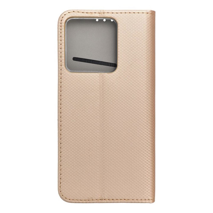 Чохол з клапаном для Xiaomi Redmi NOTE 13 5G Smart Case Book золотий