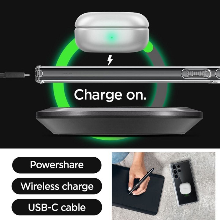Case SPIGEN Ultra Hybrid for SAMSUNG S24 ULTRA crystal clear