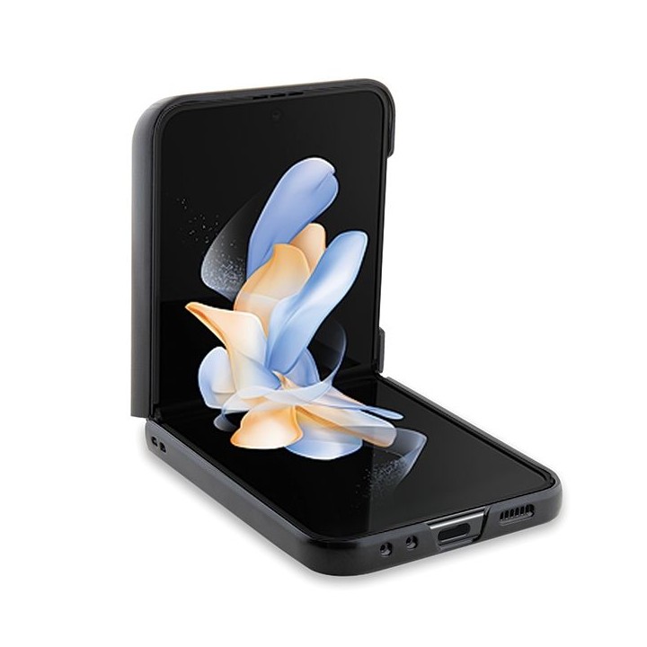 KARL LAGERFELD case for SAMSUNG Z FLIP 5 KLHCZF5SAPCHNPK (Saffiano Mono Choupette PIN) black