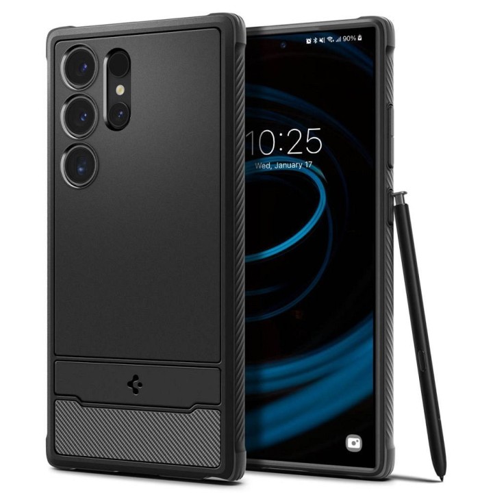 SPIGEN чехол RUGGED ARMOR для SAMSUNG S24 Ultra матовый черный