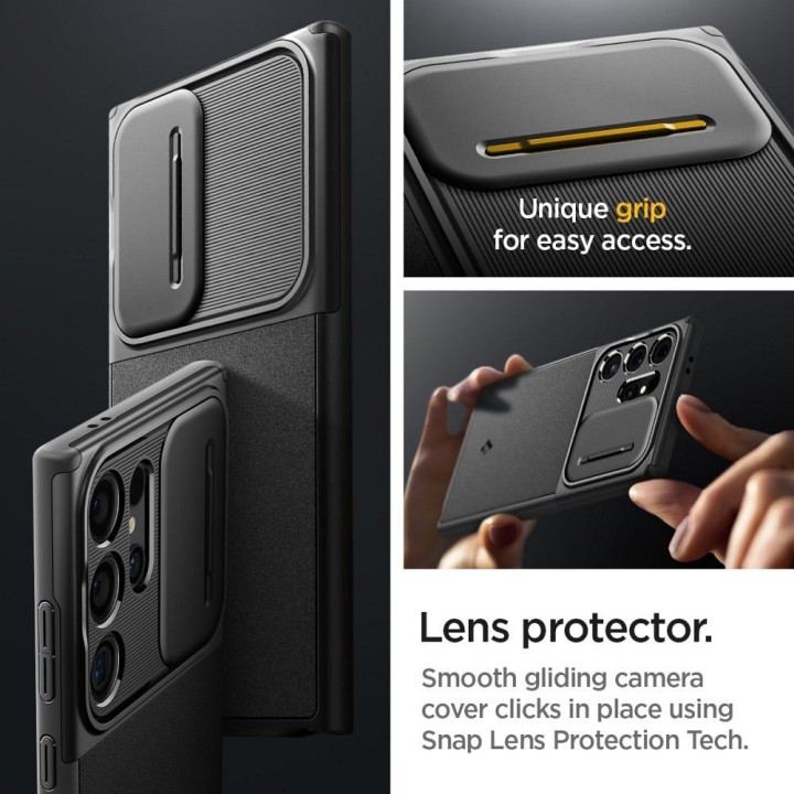 Чохол SPIGEN Optik Armor для SAMSUNG S24 ULTRA black