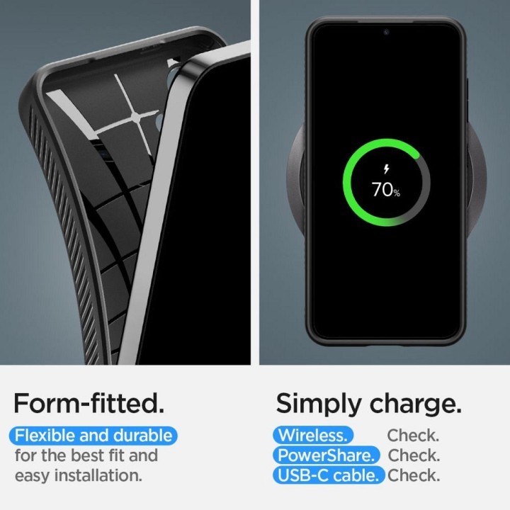 SPIGEN чехол LIQUID AIR для SAMSUNG S24 матовый черный