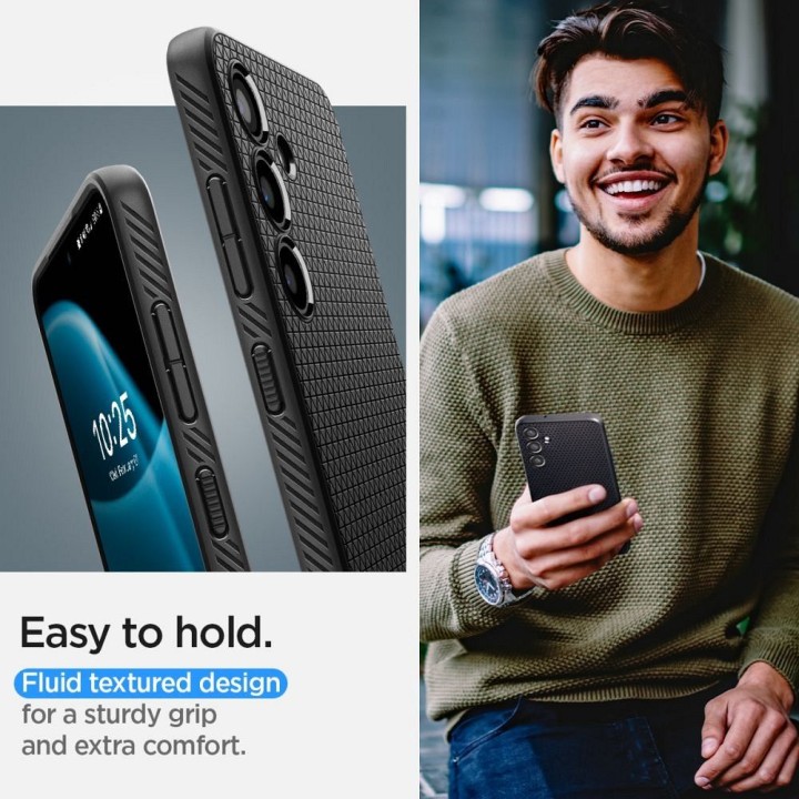 SPIGEN чехол LIQUID AIR для SAMSUNG S24 матовый черный