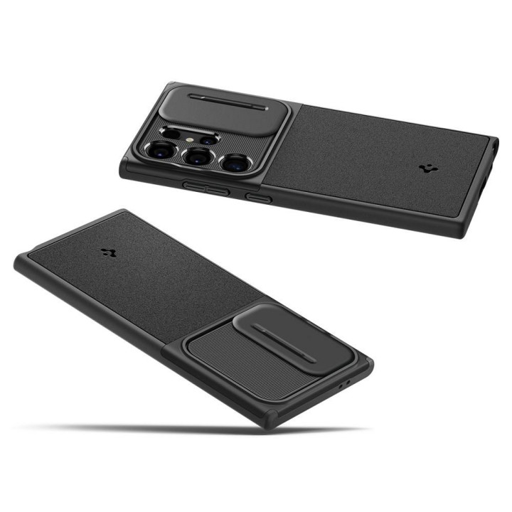 Case SPIGEN Optik Armor for SAMSUNG S24 ULTRA black