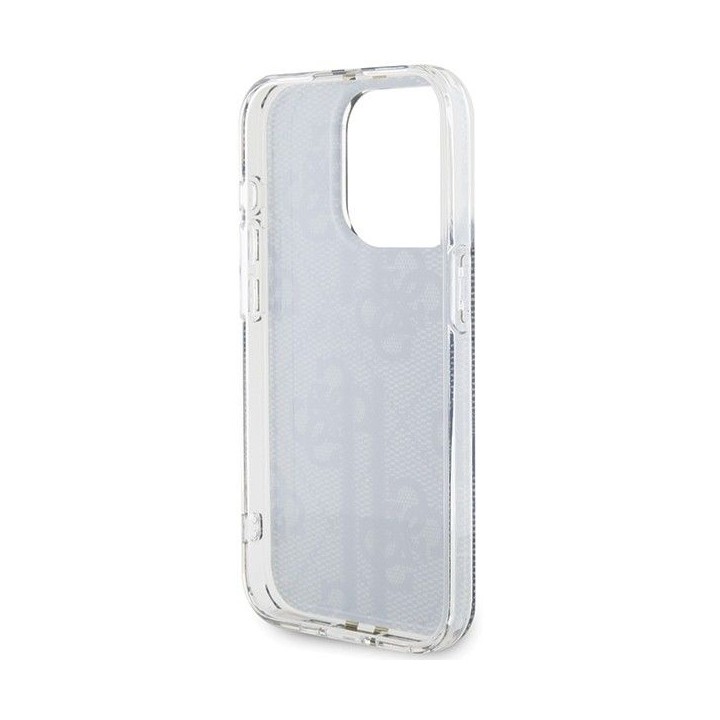 GUESS чохол для IPHONE 15 Pro GUHCP15LH4PSEGK (4G Gold Stripe) чорний