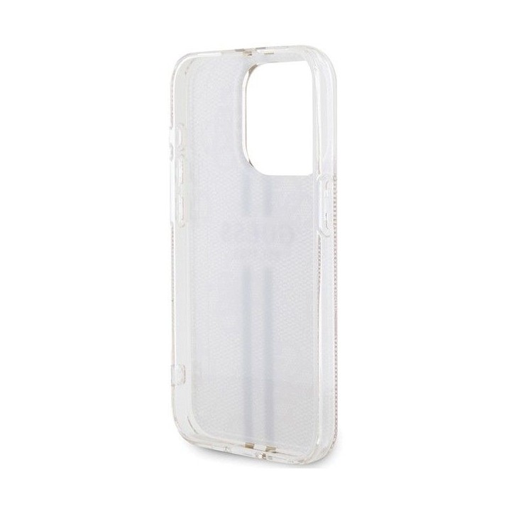 GUESS чохол для IPHONE 15 Pro GUHCP15LH4PSEGP (4G Gold Stripe) рожевий