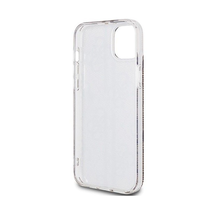 GUESS чохол для IPHONE 15 Plus GUHCP15MH4PSEGW (4G Gold Stripe) коричневий