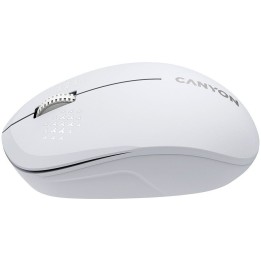 Myszka bezprzewodowa oburęczna BT 1200 dpi CANYON MW-04 biała