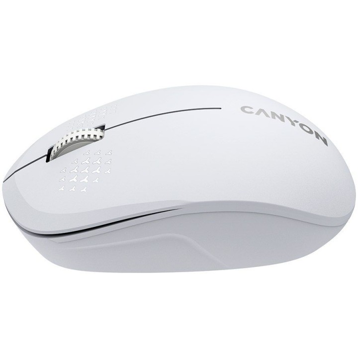 Ambidextrous wireless mouse BT 1200 dpi CANYON MW-04 white