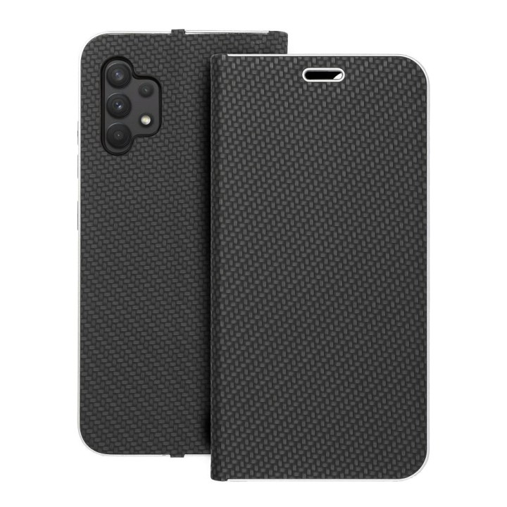 Чохол з клапаном для Samsung A32 LTE ( 4G ) Luna Book Carbon чорний