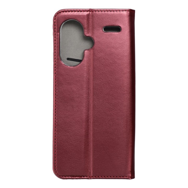 Etui z klapką na Xiaomi Redmi NOTE 13 PRO PLUS 5G Smart Magneto burgundowe