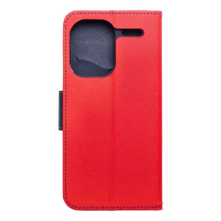 Чохол з клапаном для Xiaomi Redmi NOTE 13 PRO PLUS 5G Fancy Book червоний/темно-синій