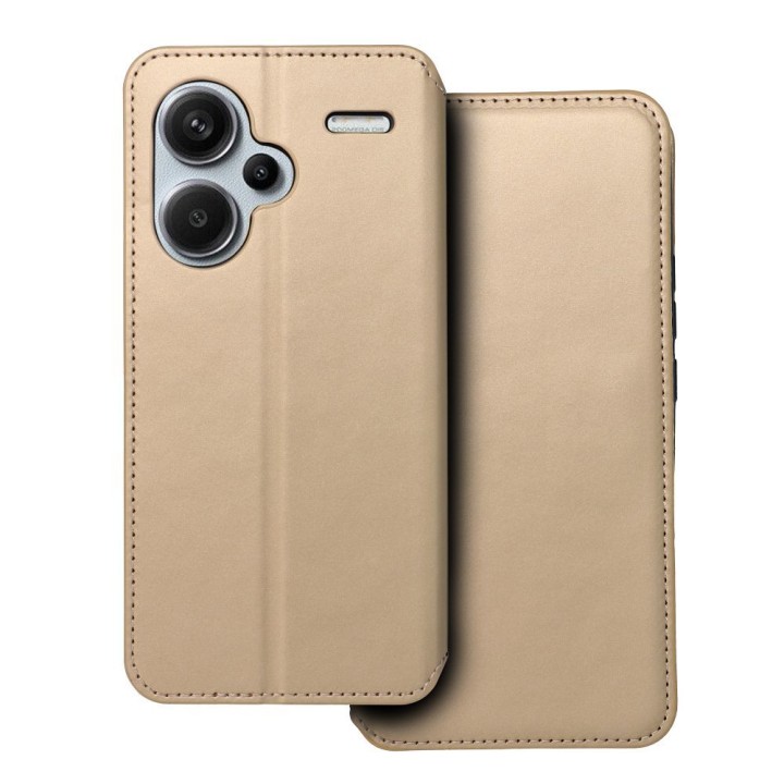 Flip case for Xiaomi Redmi NOTE 13 PRO PLUS 5G Dual Pocket Book gold