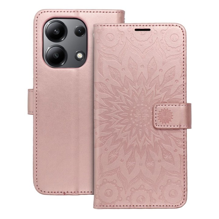 Flip case for Xiaomi Redmi NOTE 13 4G Mezzo Book mandala rose gold