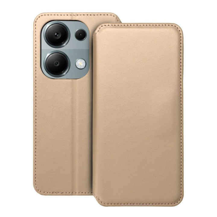 Flip case for Xiaomi Redmi NOTE 13 PRO 4G Dual Pocket Book gold