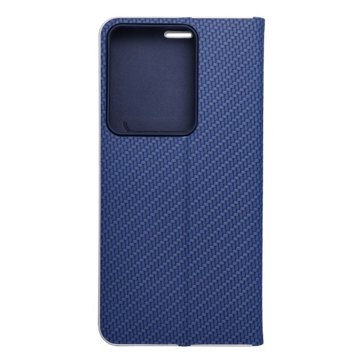 Flip case for Xiaomi Redmi NOTE 13 PRO 4G / Poco M6 PRO 4G Luna Book Carbon blue