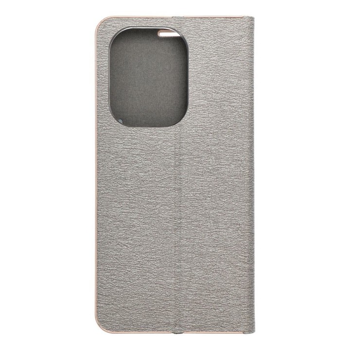 Flip case for Xiaomi Redmi NOTE 13 PRO 4G / POCO M6 PRO 4G Luna Book Gold silver
