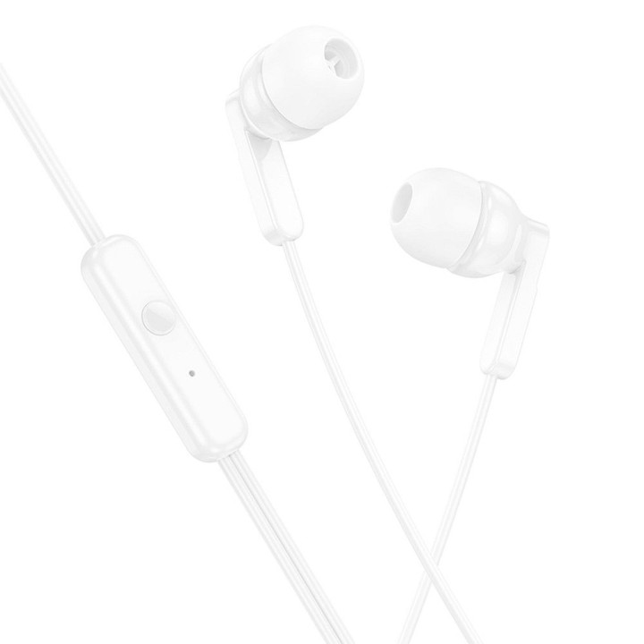 Проводные наушники-вкладыши Jack 3,5 mm Hoco M121 белые