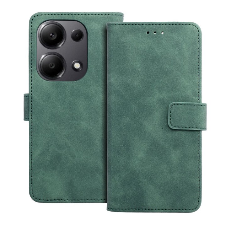 Flip case for Xiaomi Redmi NOTE 13 PRO 4G / POCO M6 PRO 4G Tender Book green
