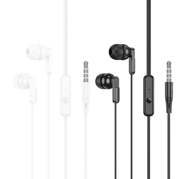 Проводные наушники-вкладыши Jack 3,5 mm Hoco M121 белые