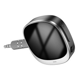 Adapter AUX Bluetooth Jack 3,5 mm Hoco with display E80 black