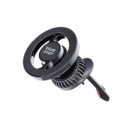 Magnetic car phone holder compatible with MagSafe Blue Star Smart Lock X1 for air vent black