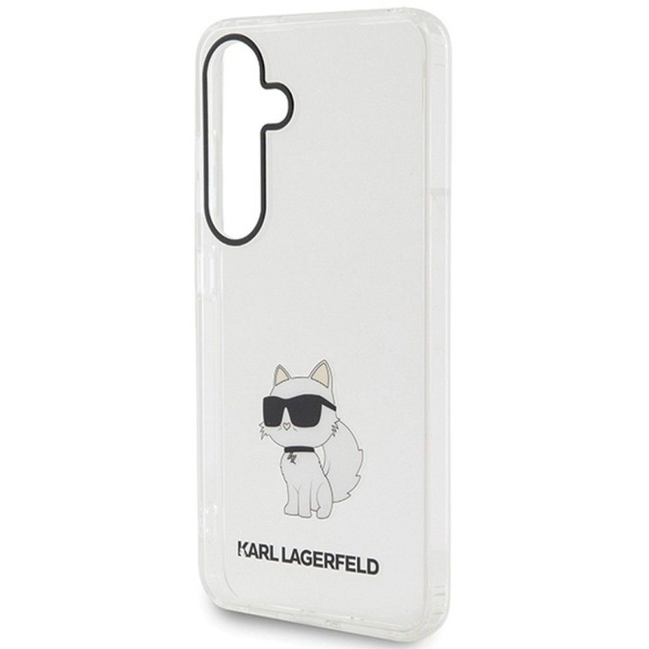 KARL LAGERFELD чехол для SAMSUNG S24 KLHCS24SHNCHTCT (IML NFT CHOUPETTE) прозрачный