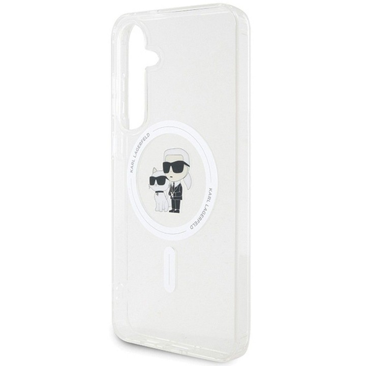 KARL LAGERFELD futerał do SAMSUNG S24 KLHMS24SHGKCNOT (MAGSAFE IML KC) transparentny