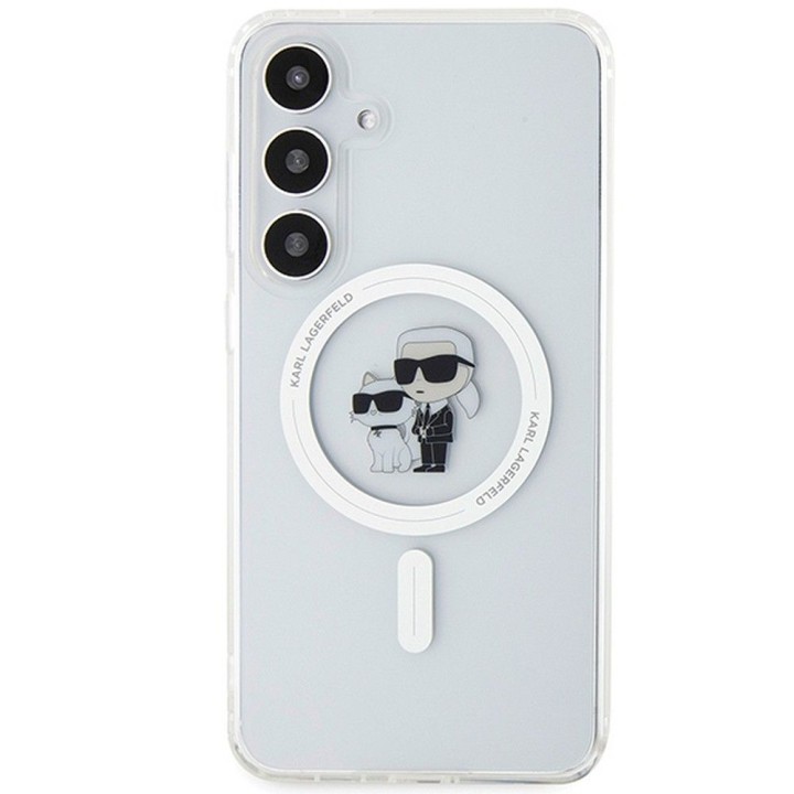 KARL LAGERFELD case for SAMSUNG S24 KLHMS24SHGKCNOT (MAGSAFE IML KC) transparent