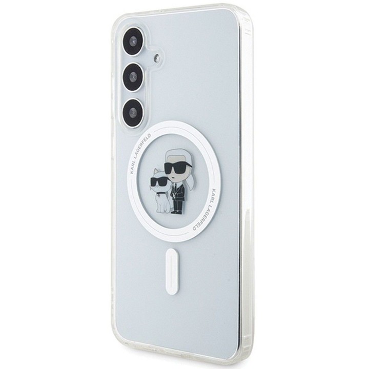 KARL LAGERFELD чехол для SAMSUNG S24 KLHMS24SHGKCNOT (MAGSAFE IML KC) прозрачный