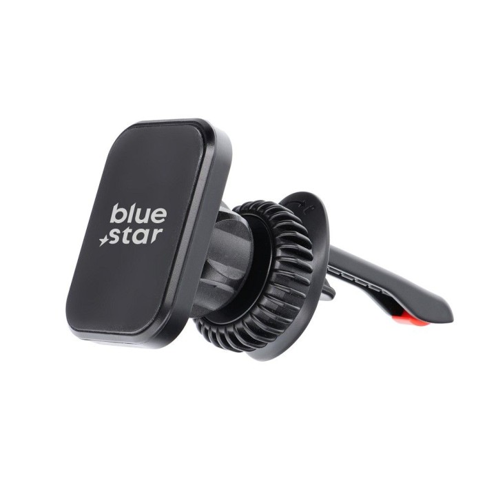 Uchwyt na telefon do samochodu magnetyczny Blue Star Smart Lock Square Magnetic do kratki czarny