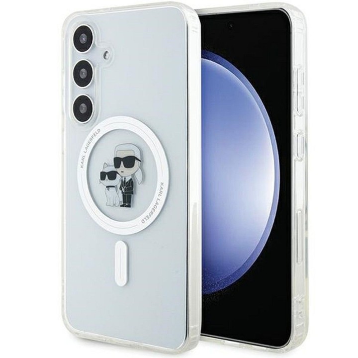KARL LAGERFELD чохол для SAMSUNG S24 KLHMS24SHGKCNOT (MAGSAFE IML KC) прозорий