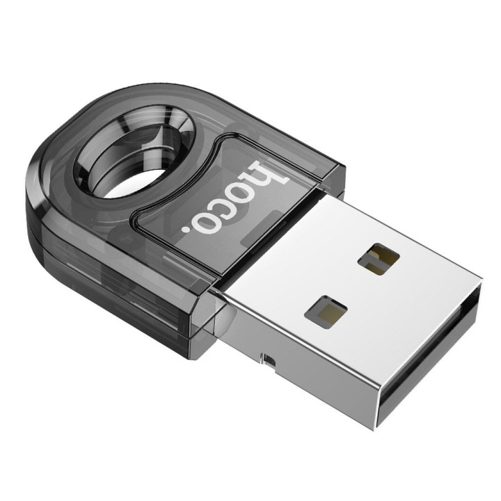 Adapter USB A bluetooth Hoco UA28 transparent black
