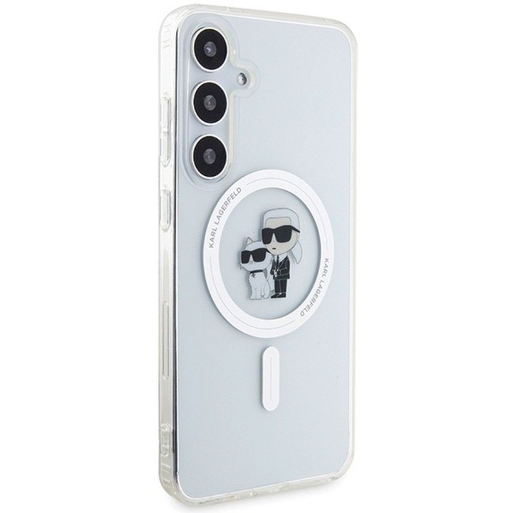 KARL LAGERFELD чохол для SAMSUNG S24 KLHMS24SHGKCNOT (MAGSAFE IML KC) прозорий